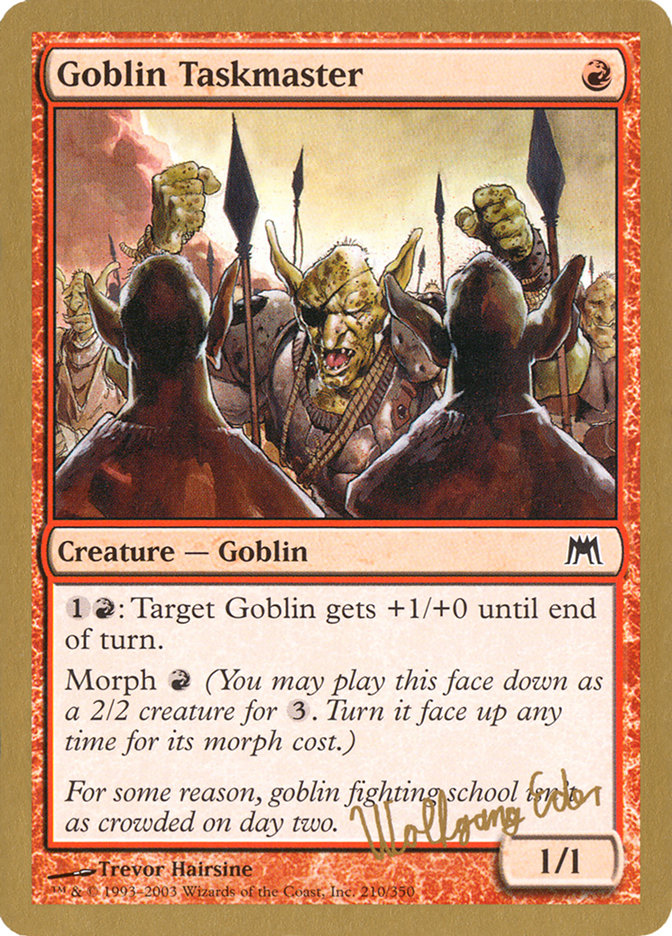 Goblin Taskmaster (Wolfgang Eder) [World Championship Decks 2003] | Card Citadel