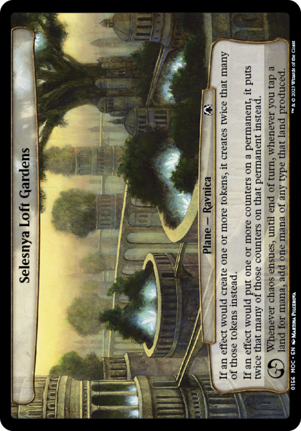 Selesnya Loft Gardens [March of the Machine Commander] | Card Citadel