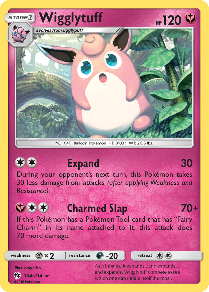 Wigglytuff (134/214) [Sun & Moon: Lost Thunder] | Card Citadel