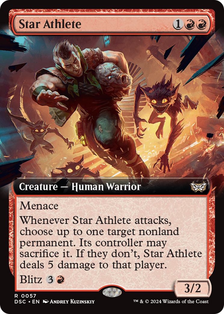 Star Athlete (Extended Art) [Duskmourn: House of Horror Commander] | Card Citadel