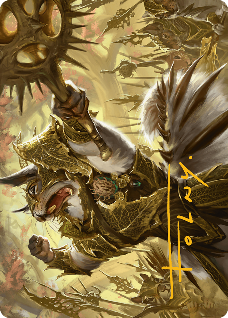 Honored Dreyleader Art Card (Gold-Stamped Signature) [Bloomburrow Art Series] | Card Citadel