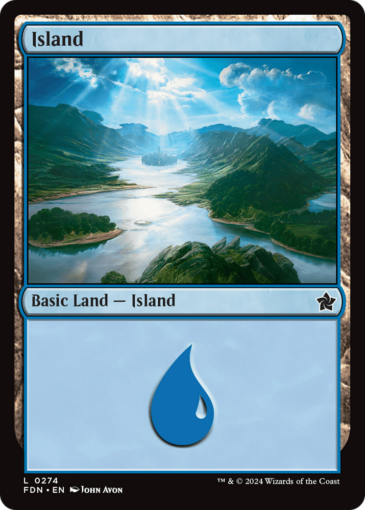 Island (0274) [Foundations] | Card Citadel