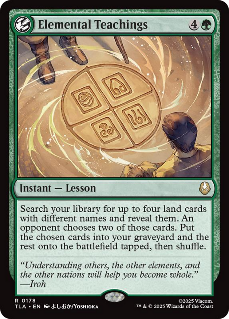 Elemental Teachings [Avatar: The Last Airbender] | Card Citadel