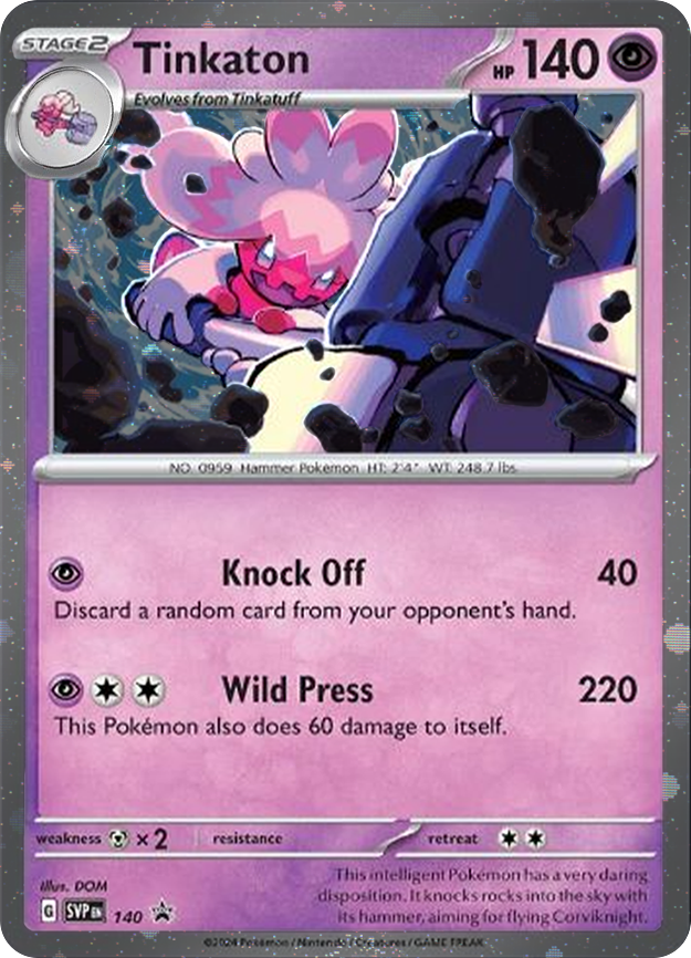 Tinkaton (SVP140) (Cosmos Holo) [Scarlet & Violet Promo Cards] | Card Citadel