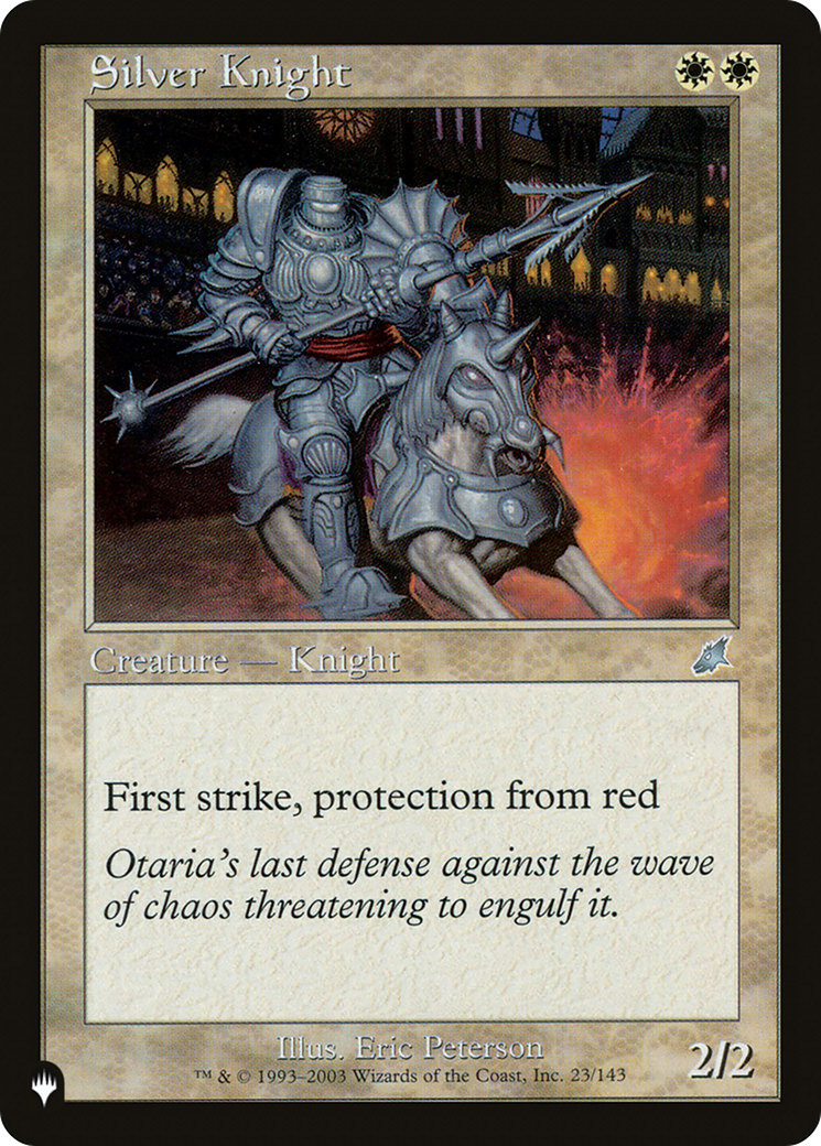 Silver Knight [The List Reprints] | Card Citadel