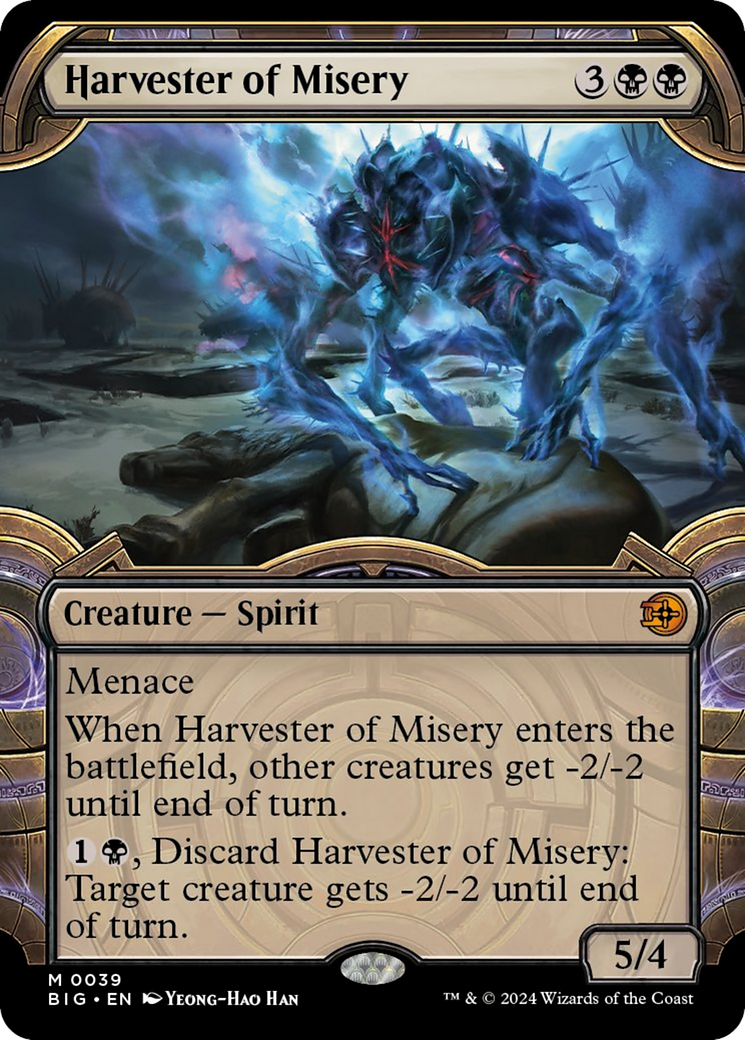 Harvester of Misery (Showcase) [Outlaws of Thunder Junction: The Big Score] | Card Citadel