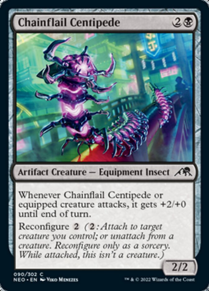 Chainflail Centipede [Kamigawa: Neon Dynasty] | Card Citadel