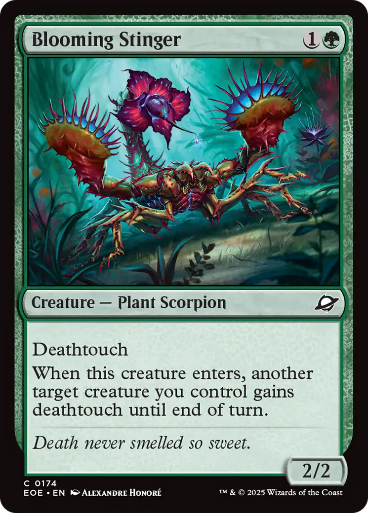 Blooming Stinger [Edge of Eternities] | Card Citadel
