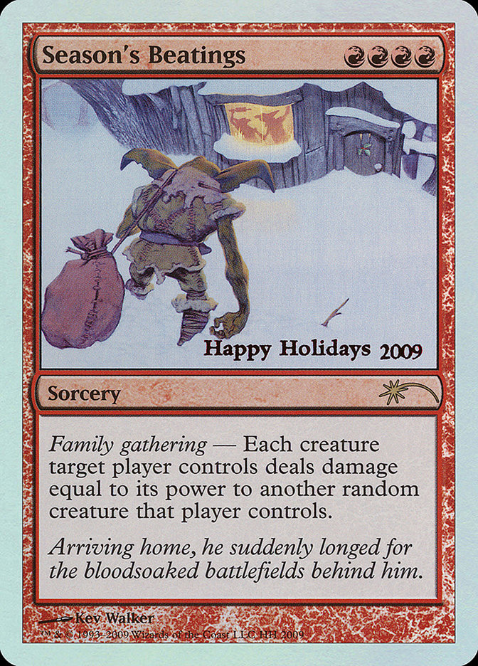 Season's Beatings [Happy Holidays] | Card Citadel