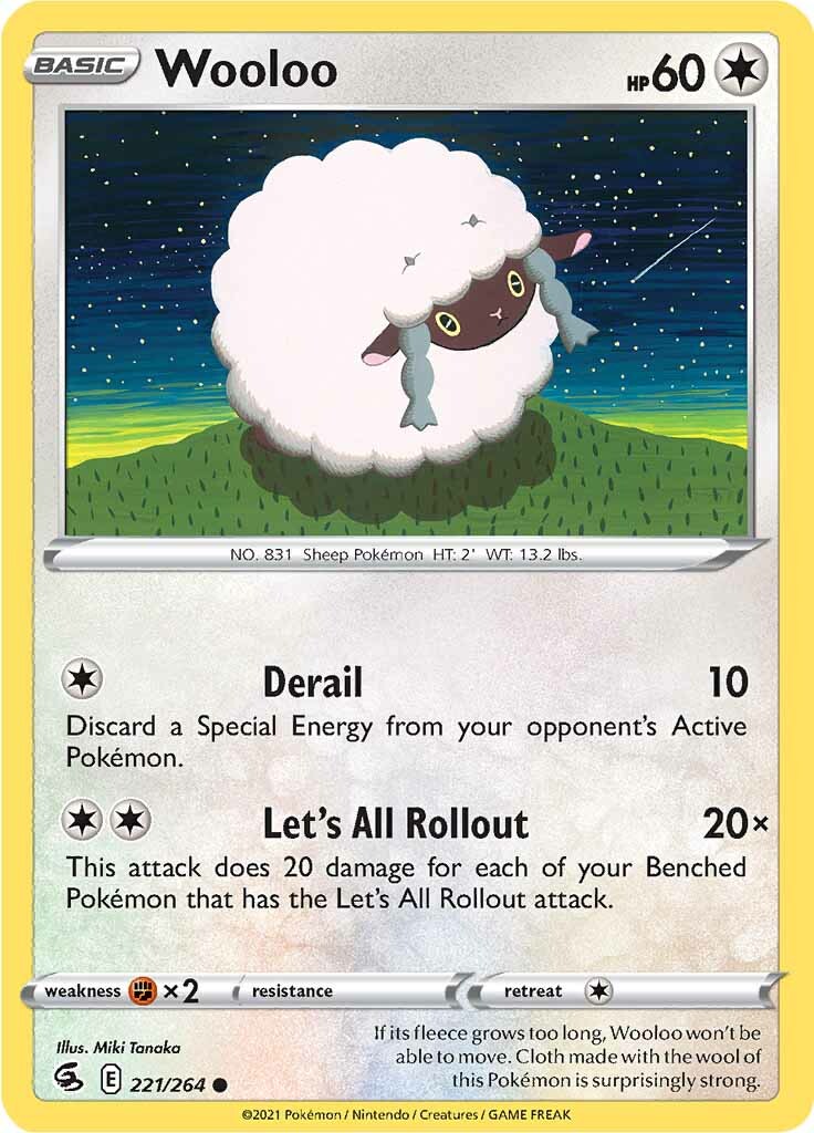 Wooloo (221/264) [Sword & Shield: Fusion Strike] | Card Citadel