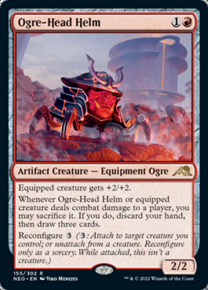 Ogre-Head Helm [Kamigawa: Neon Dynasty] | Card Citadel