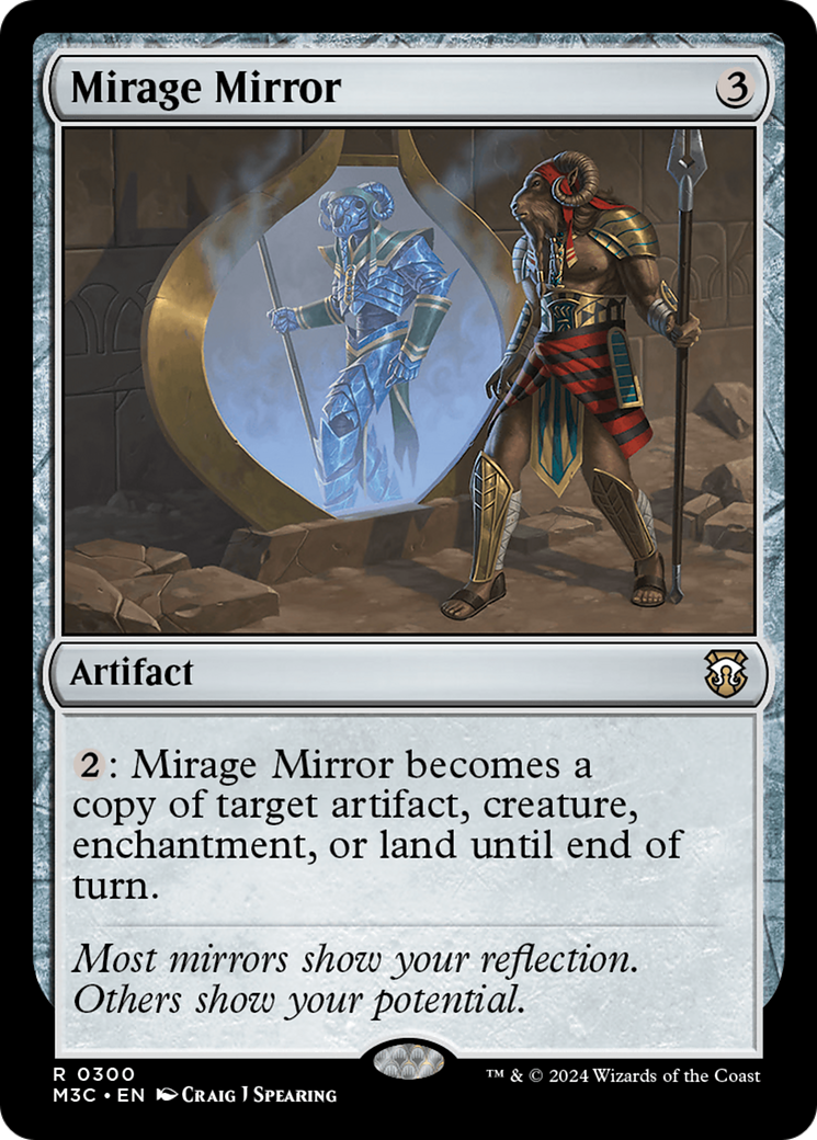 Mirage Mirror (Ripple Foil) [Modern Horizons 3 Commander] | Card Citadel