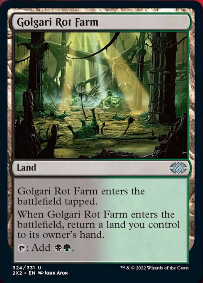 Golgari Rot Farm [Double Masters 2022] | Card Citadel