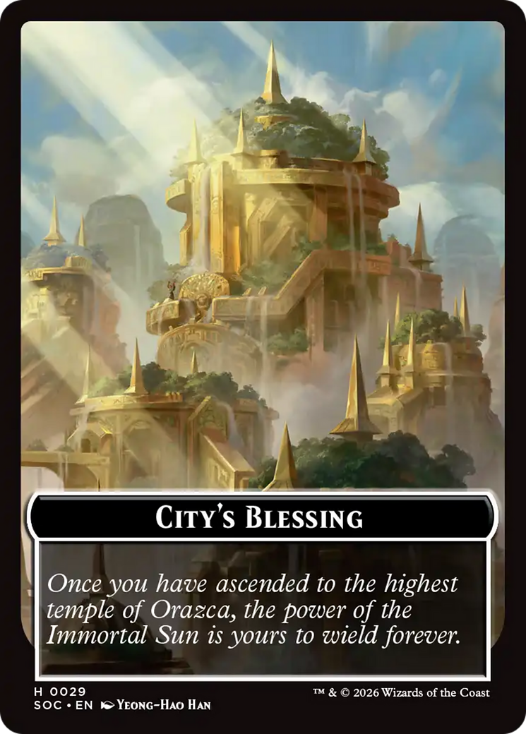 Food // City's Blessing Double-Sided Token [Secrets of Strixhaven Commander Tokens] | Card Citadel