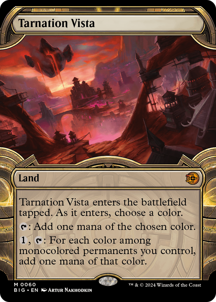 Tarnation Vista (Showcase) [Outlaws of Thunder Junction: The Big Score] | Card Citadel