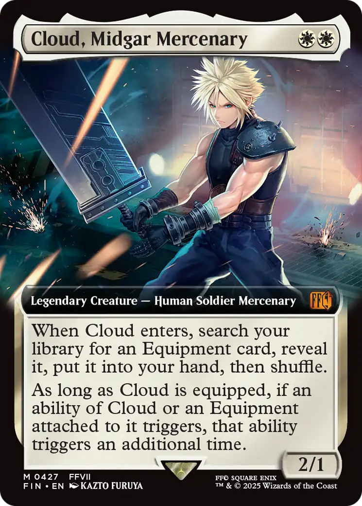 Cloud, Midgar Mercenary (Extended Art) [FINAL FANTASY] | Card Citadel