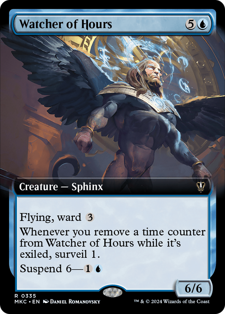 Watcher of Hours (Extended Art) [Murders at Karlov Manor Commander] | Card Citadel