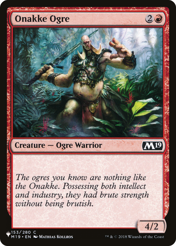 Onakke Ogre [The List] | Card Citadel
