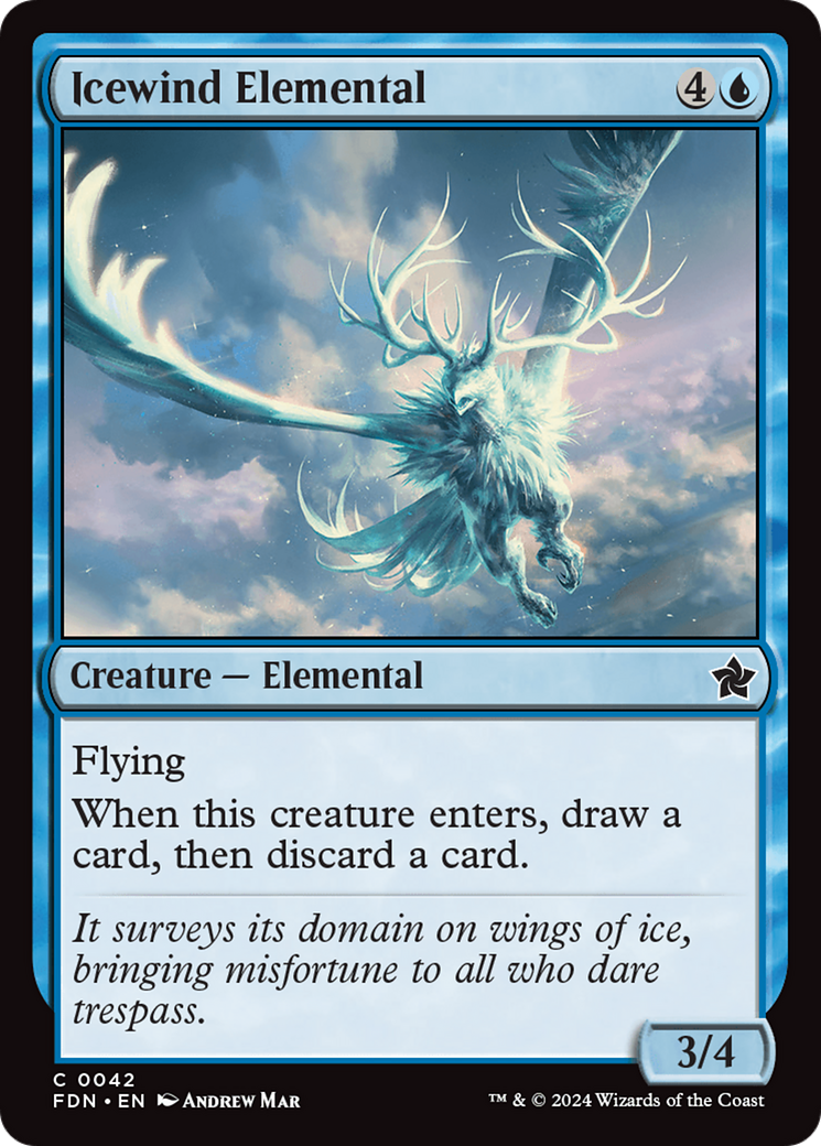 Icewind Elemental [Foundations] | Card Citadel