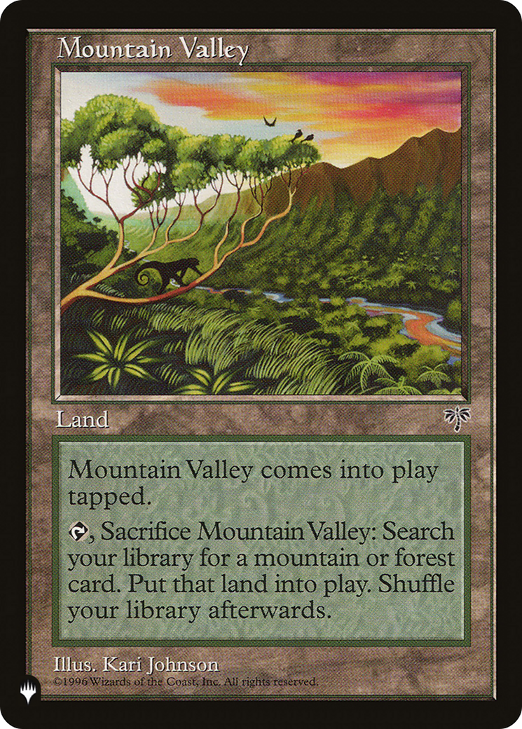 Mountain Valley [The List Reprints] | Card Citadel