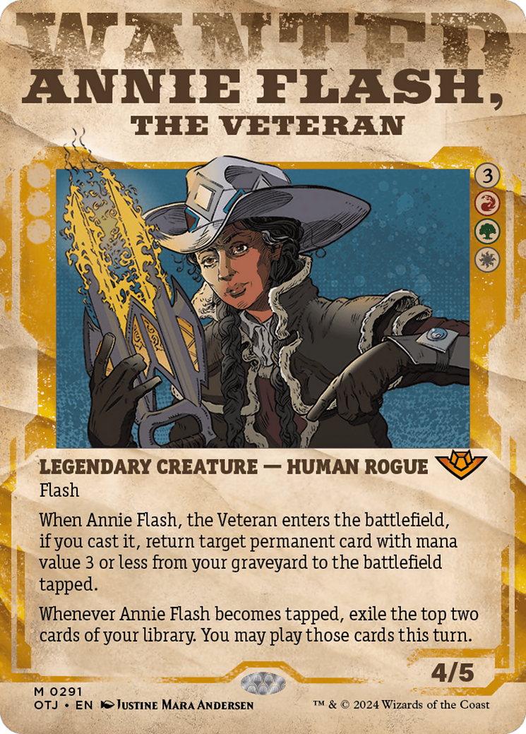 Annie Flash, the Veteran (Showcase) [Outlaws of Thunder Junction] | Card Citadel
