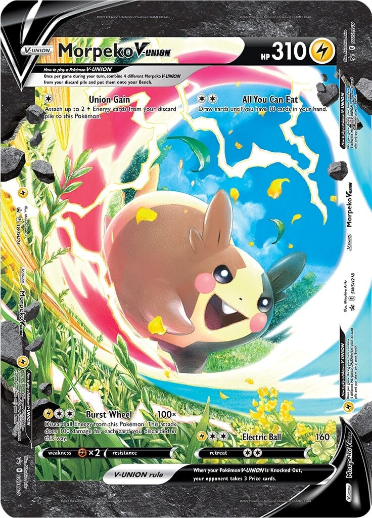 Morpeko V-UNION (SWSH215-218) (Jumbo Card) [Sword & Shield: Black Star Promos] | Card Citadel