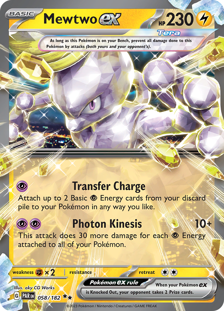 Mewtwo ex (058/182) [Scarlet & Violet: Paradox Rift] | Card Citadel