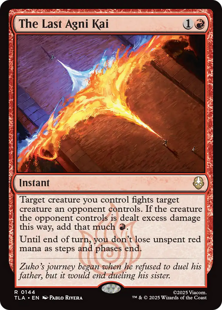 The Last Agni Kai [Avatar: The Last Airbender] | Card Citadel