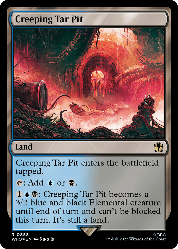 Creeping Tar Pit (Surge Foil) [Doctor Who] | Card Citadel