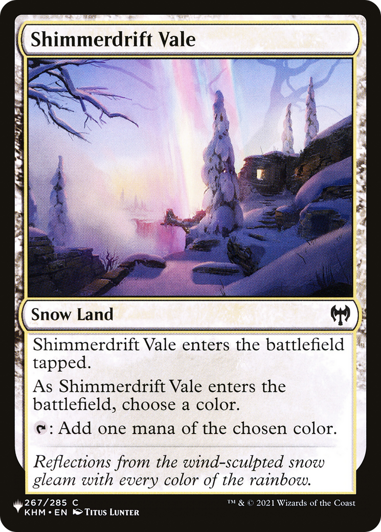 Shimmerdrift Vale [The List Reprints] | Card Citadel