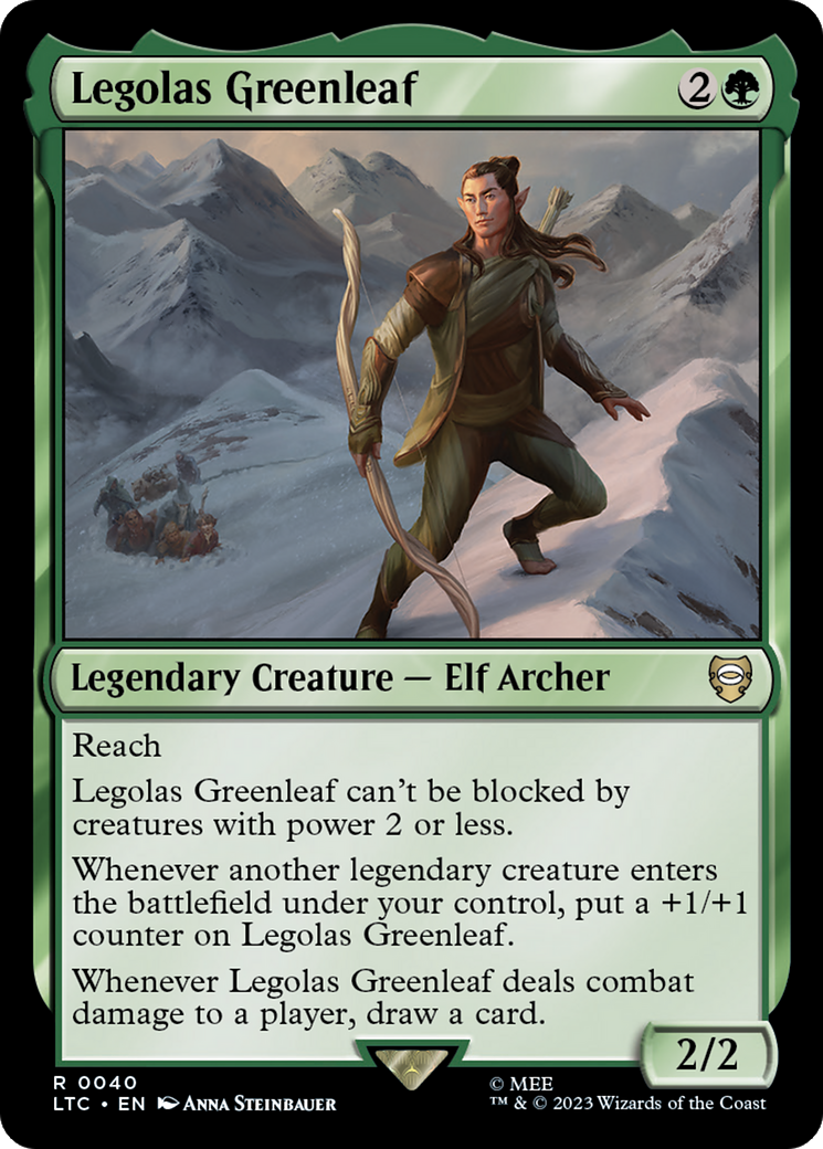 Legolas Greenleaf [The Lord of the Rings: Tales of Middle-Earth Commander] | Card Citadel