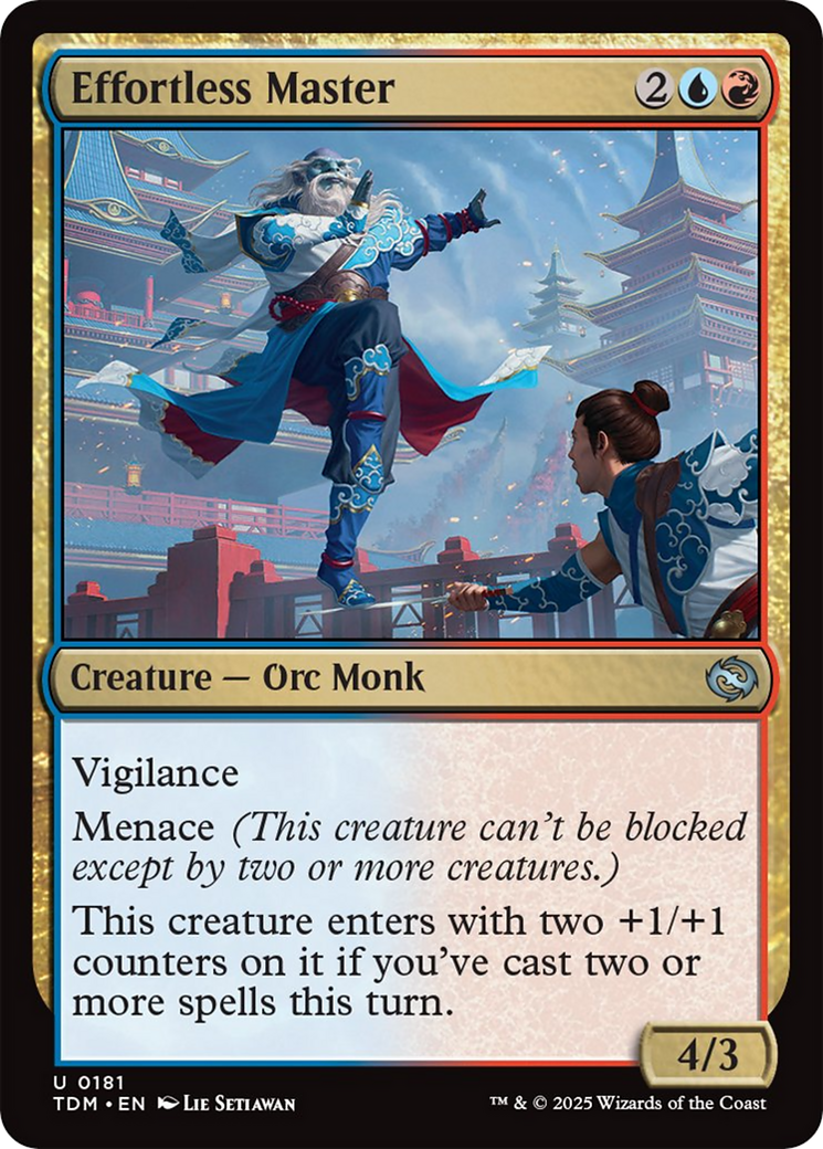 Effortless Master [Tarkir: Dragonstorm] | Card Citadel