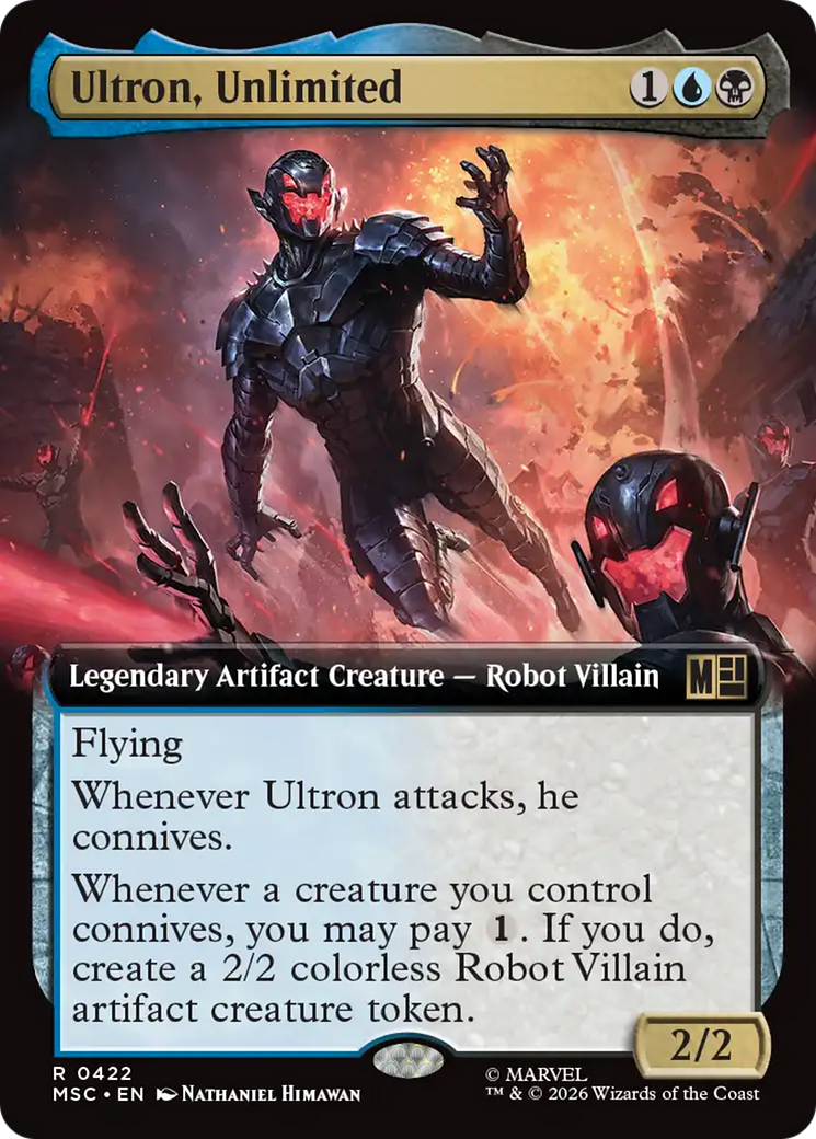 Ultron, Unlimited (Extended Art) [Marvel Super Heroes Commander] | Card Citadel