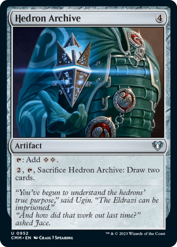 Hedron Archive [Commander Masters] | Card Citadel