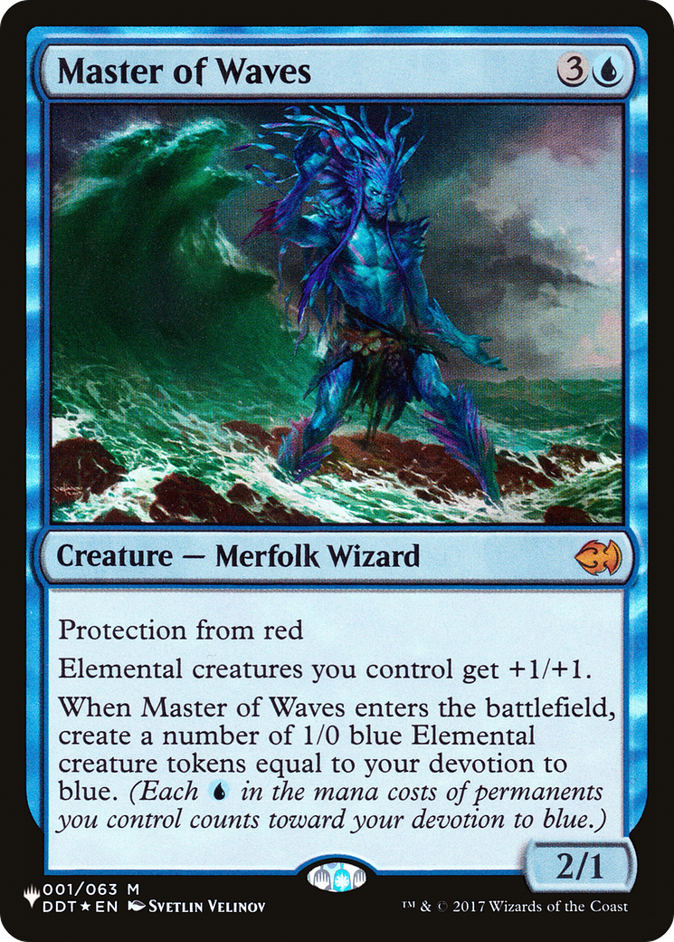 Master of Waves [The List Reprints] | Card Citadel