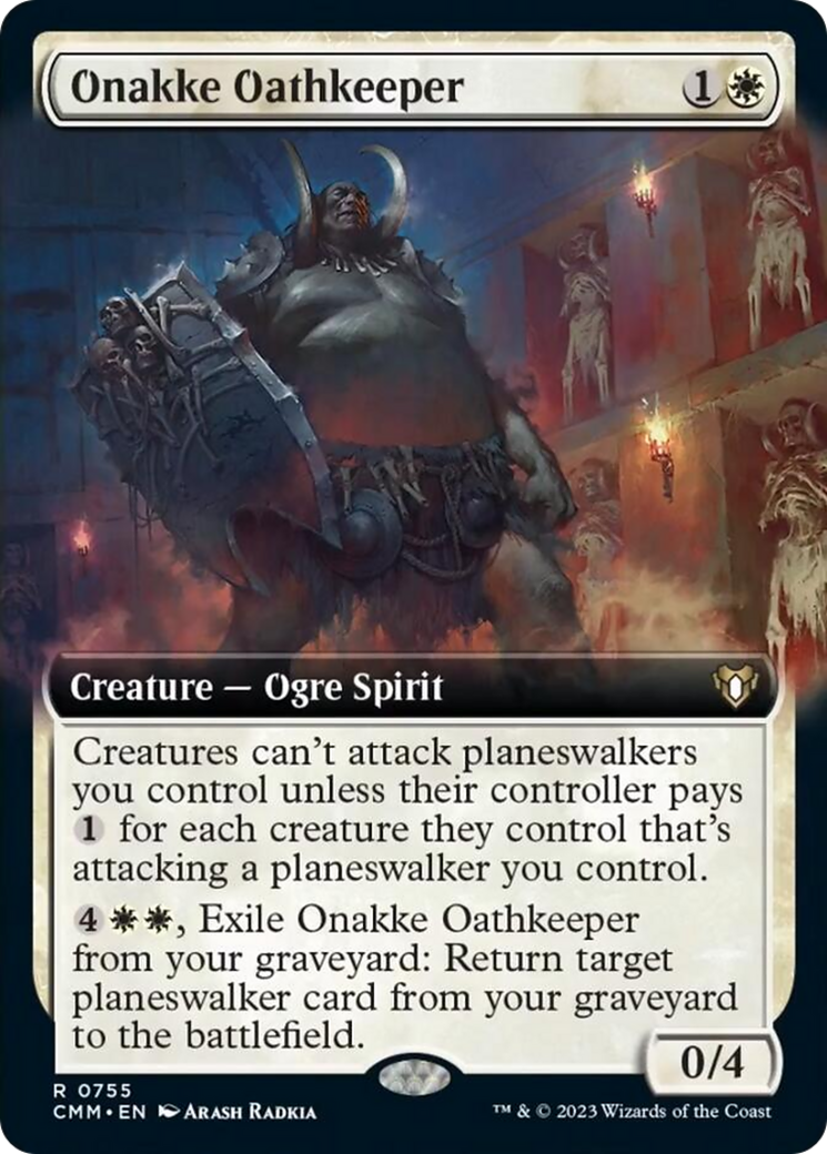 Onakke Oathkeeper (Extended Art) [Commander Masters] | Card Citadel