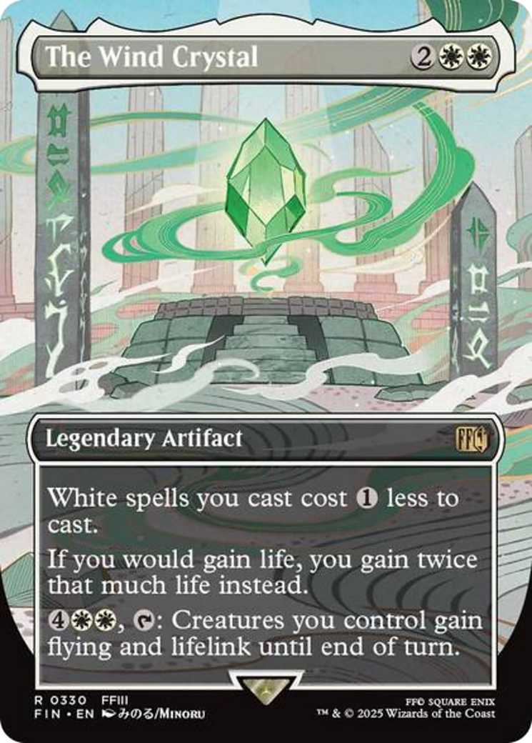 The Wind Crystal (Borderless) [FINAL FANTASY] | Card Citadel