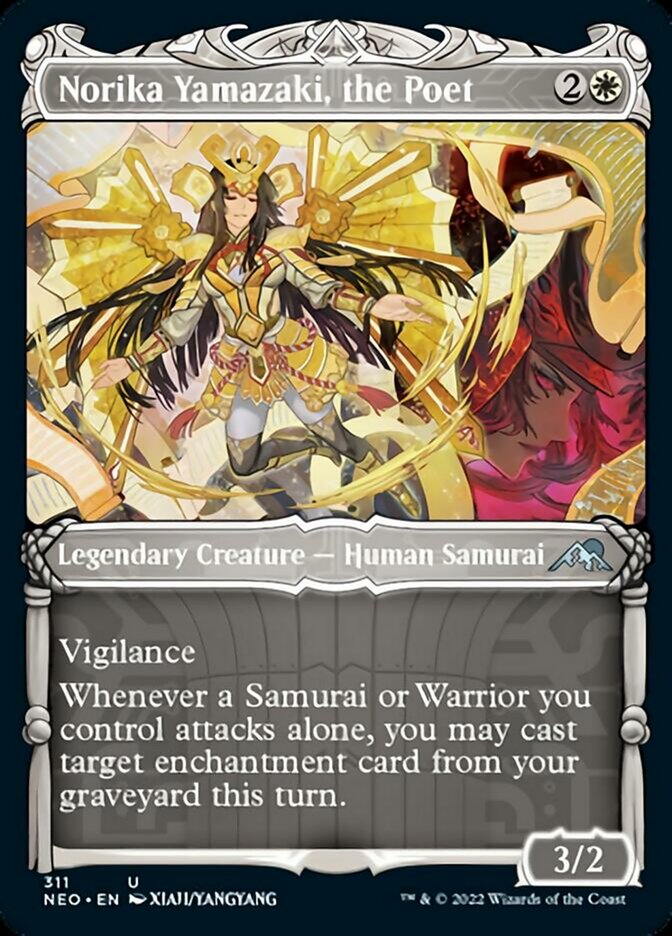 Norika Yamazaki, the Poet (Showcase Samurai) [Kamigawa: Neon Dynasty] | Card Citadel