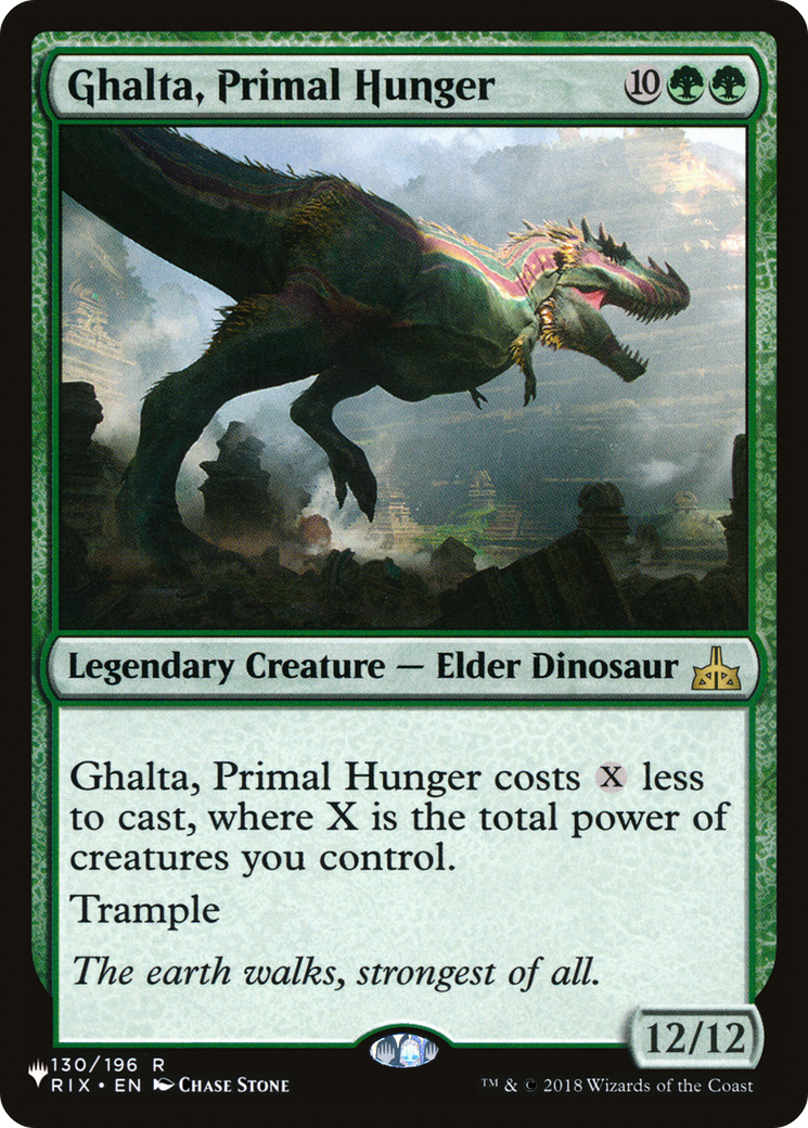 Ghalta, Primal Hunger [The List] | Card Citadel