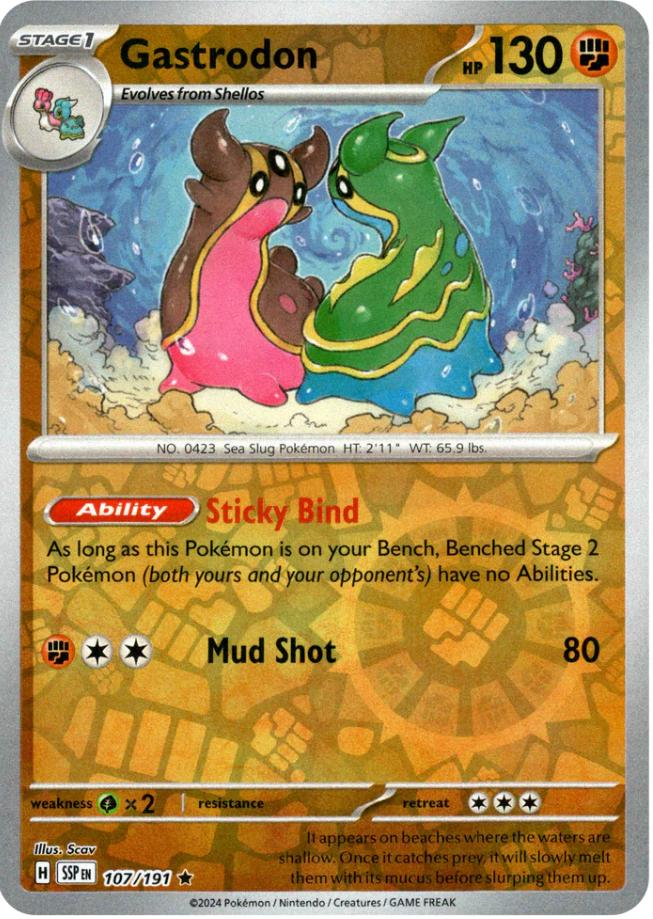 Gastrodon (107/191) [Scarlet & Violet: Surging Sparks] | Card Citadel