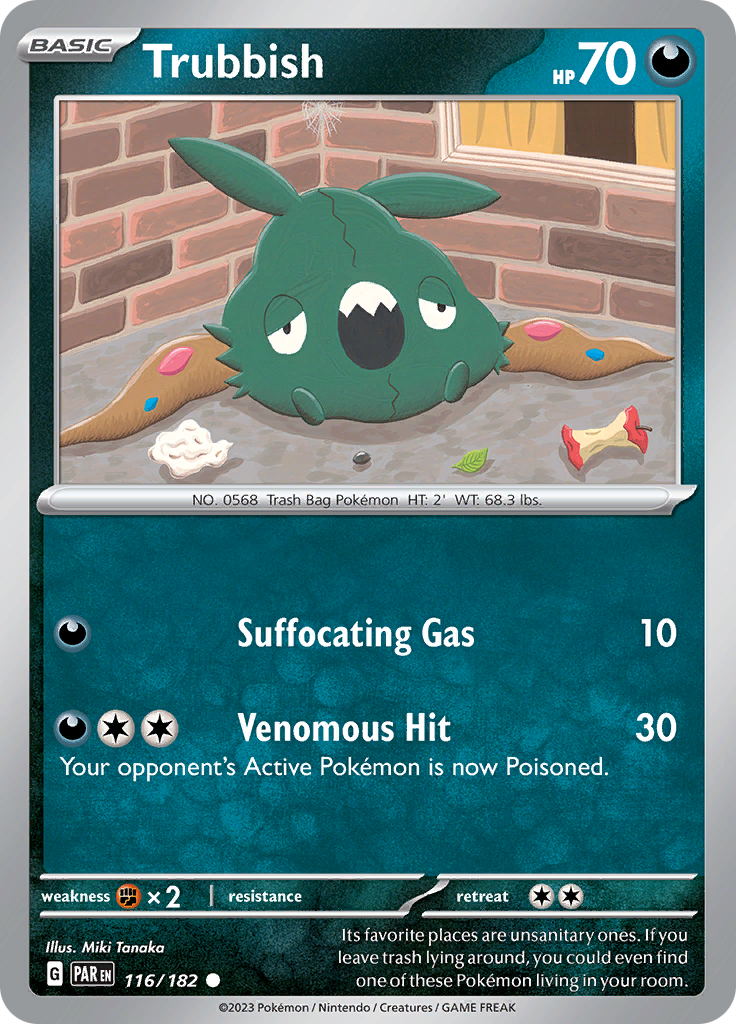 Trubbish (116/182) [Scarlet & Violet: Paradox Rift] | Card Citadel