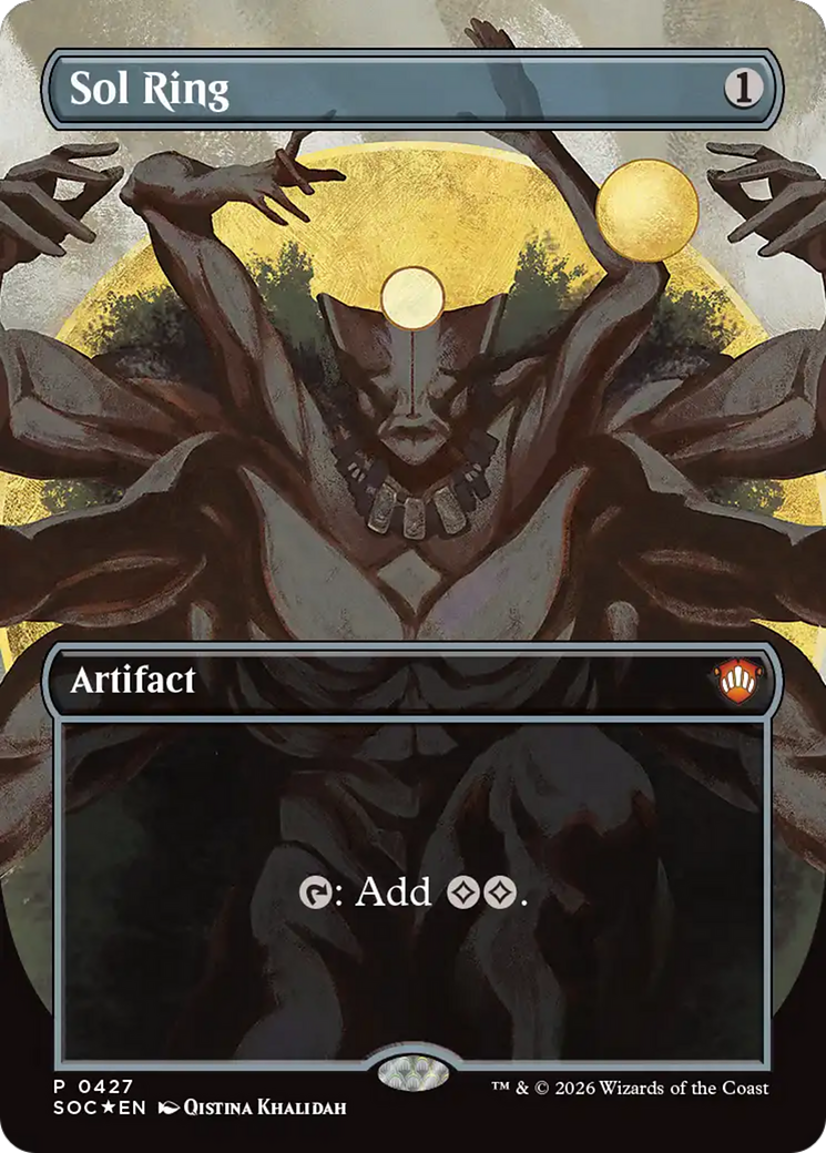 Sol Ring (Borderless) [Secrets of Strixhaven Commander] | Card Citadel