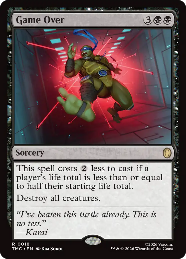 Game Over [Teenage Mutant Ninja Turtles Commander] | Card Citadel