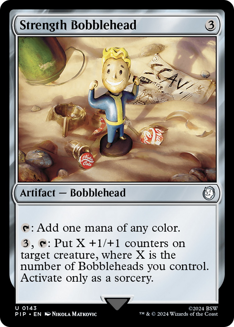 Strength Bobblehead [Fallout] | Card Citadel