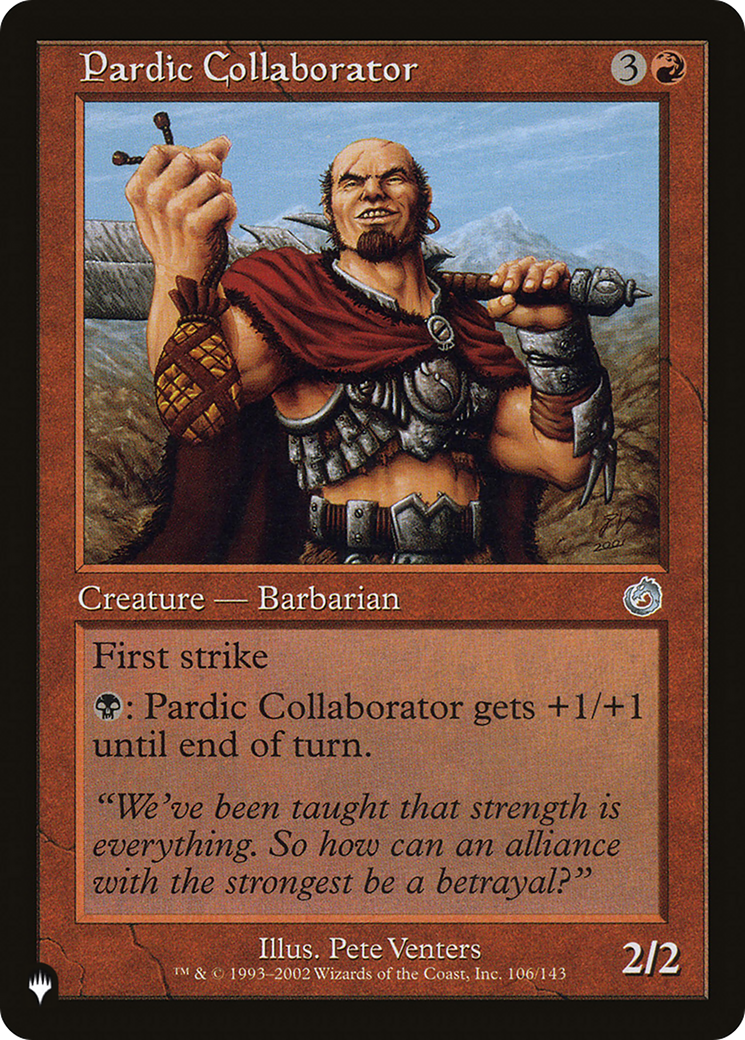 Pardic Collaborator [The List Reprints] | Card Citadel