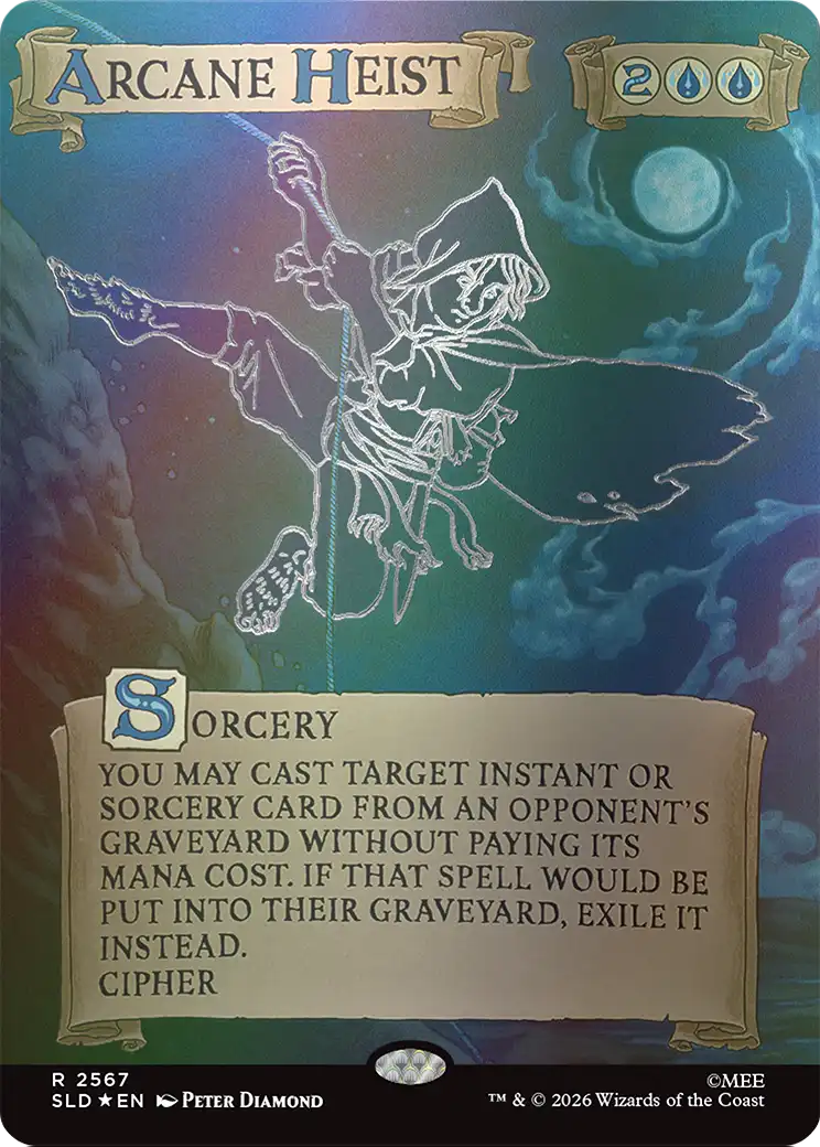 Arcane Heist (Out Of Sight Foil) [Secret Lair Drop Series] | Card Citadel