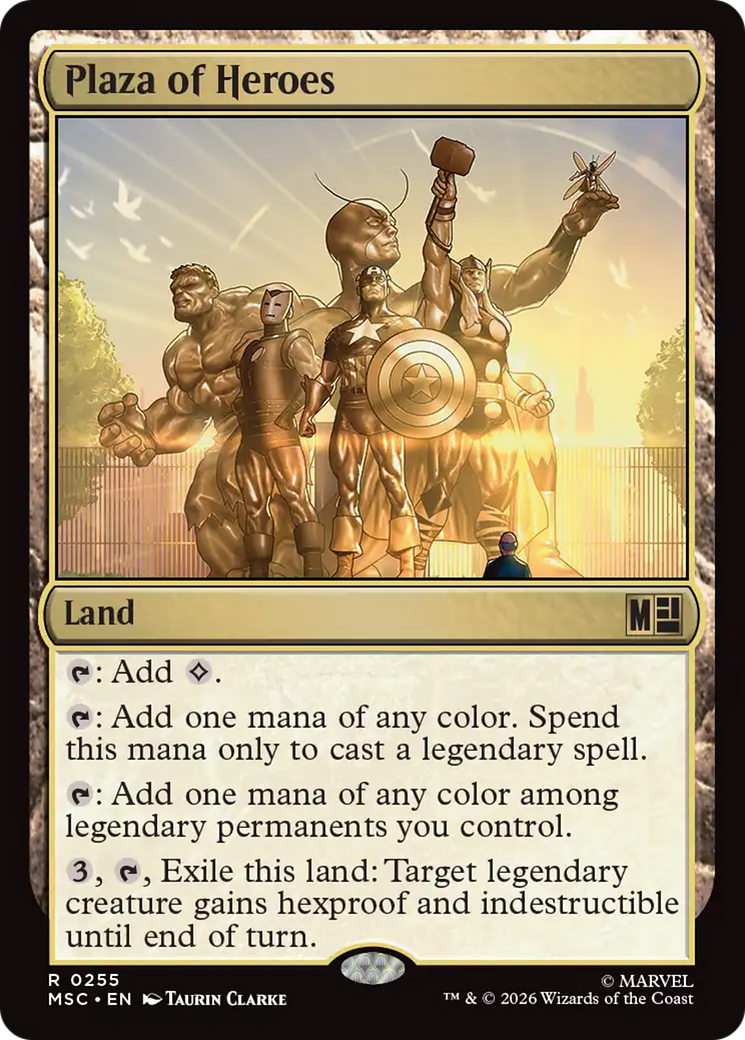 Plaza of Heroes [Marvel Super Heroes Commander] | Card Citadel
