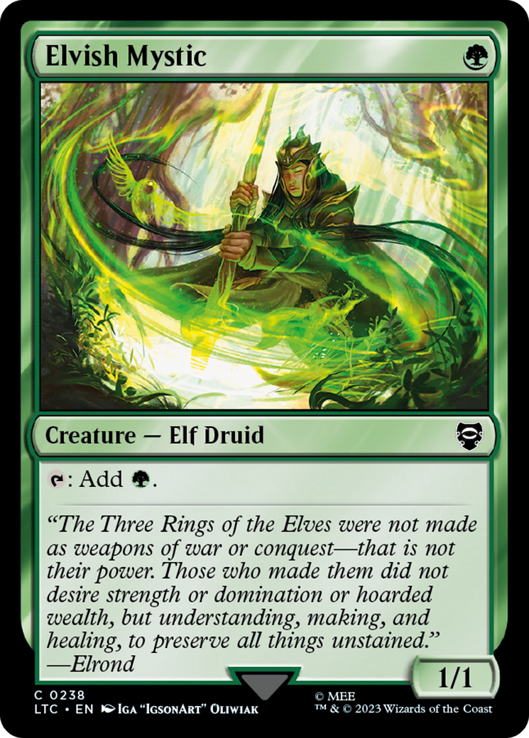 Elvish Mystic [The Lord of the Rings: Tales of Middle-Earth Commander] | Card Citadel