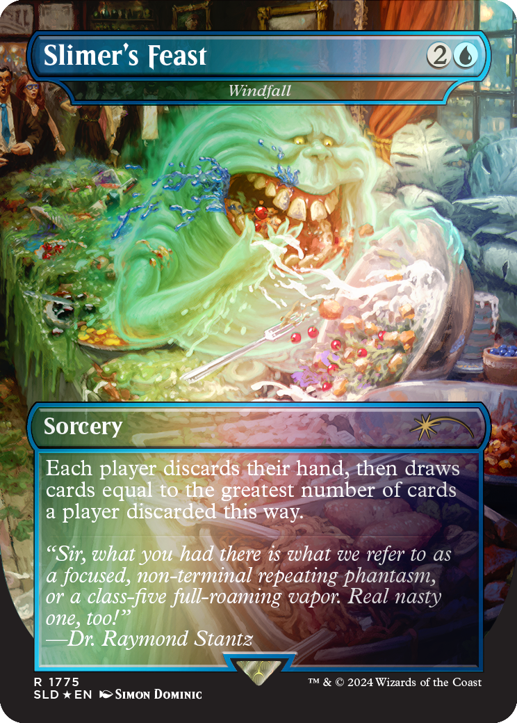 Slimer's Feast - Windfall (Rainbow Foil) [Secret Lair Drop Series] | Card Citadel