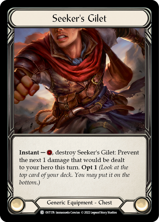 Seeker's Gilet [OUT176] (Outsiders) | Card Citadel